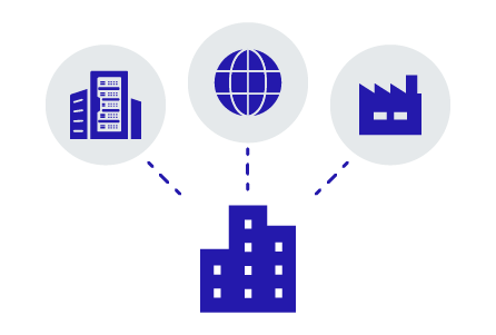 製造業様における通信インフラネットワーク